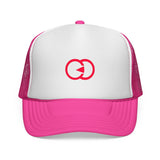 Stylish Trucker Cap with Modern Red Logo | Perfect for Outdoor Adventures