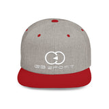 Stylish Flat Bill Snapback Cap - G8 Sport Logo