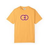 Unisex Garment-Dyed T-shirt - Minimalist Purple Graphic Tee for Casual Style