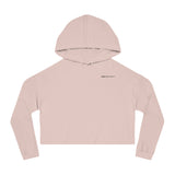 Chic Women's Cropped Hooded Sweatshirt - Stylish and Sporty