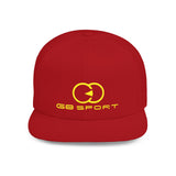 Stylish Flat Bill Snapback Cap for Sports Enthusiasts - G8 Sport Logo