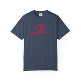 Unisex Garment-Dyed T-Shirt with Sporty Logo - Casual Comfort Apparel