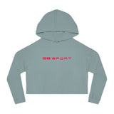 Stylish Women’s Cropped Hooded Sweatshirt – G8 SPORT
