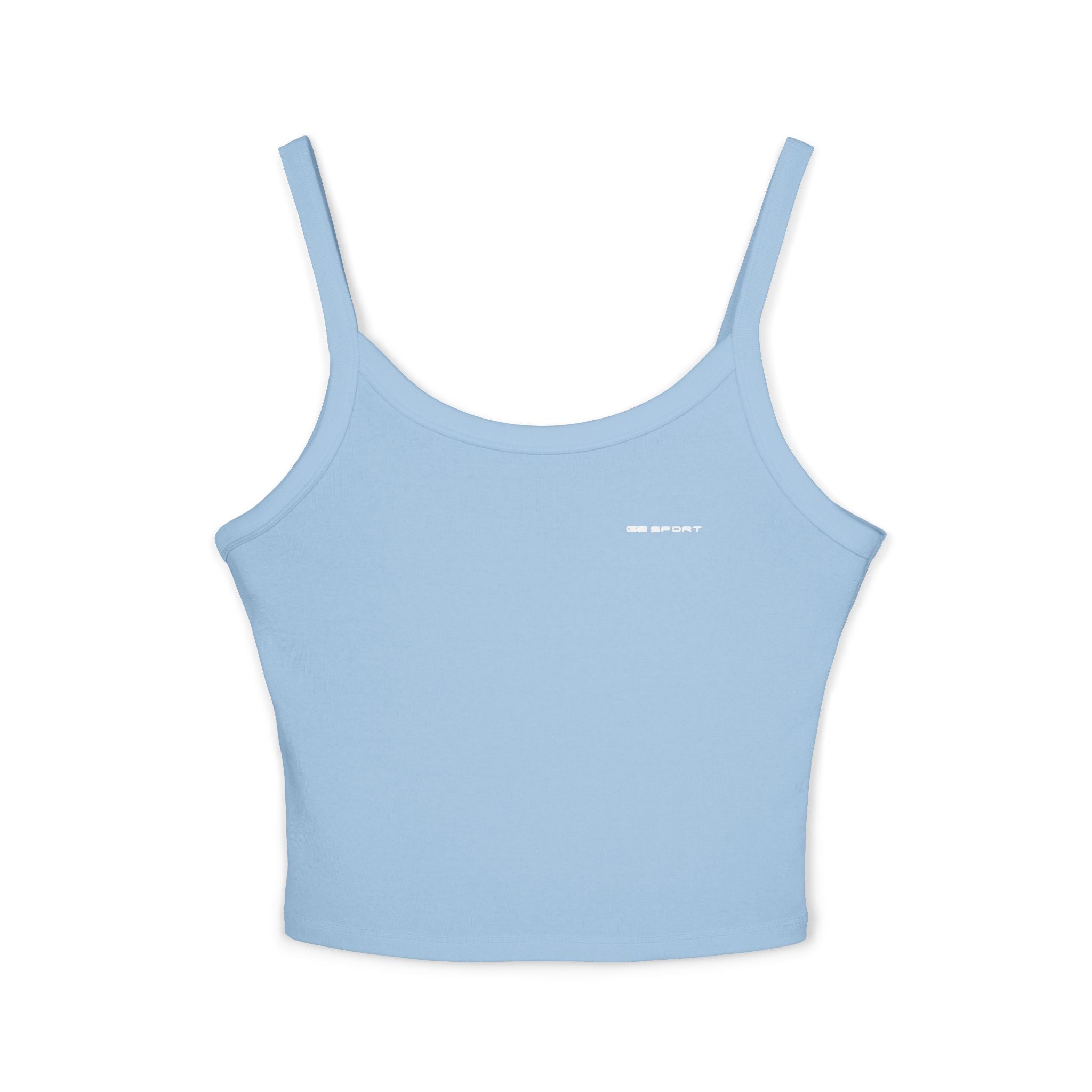 Women's Black Spaghetti Strap Tank Top - Casual & Comfortable for Everyday Wear