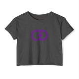 Women's Festival Crop Top - Vibrant Logo Tee for Music & Arts Events