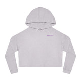 Women’s Cropped Hoodie Sweatshirt - Casual Sporty Style for Everyday Wear