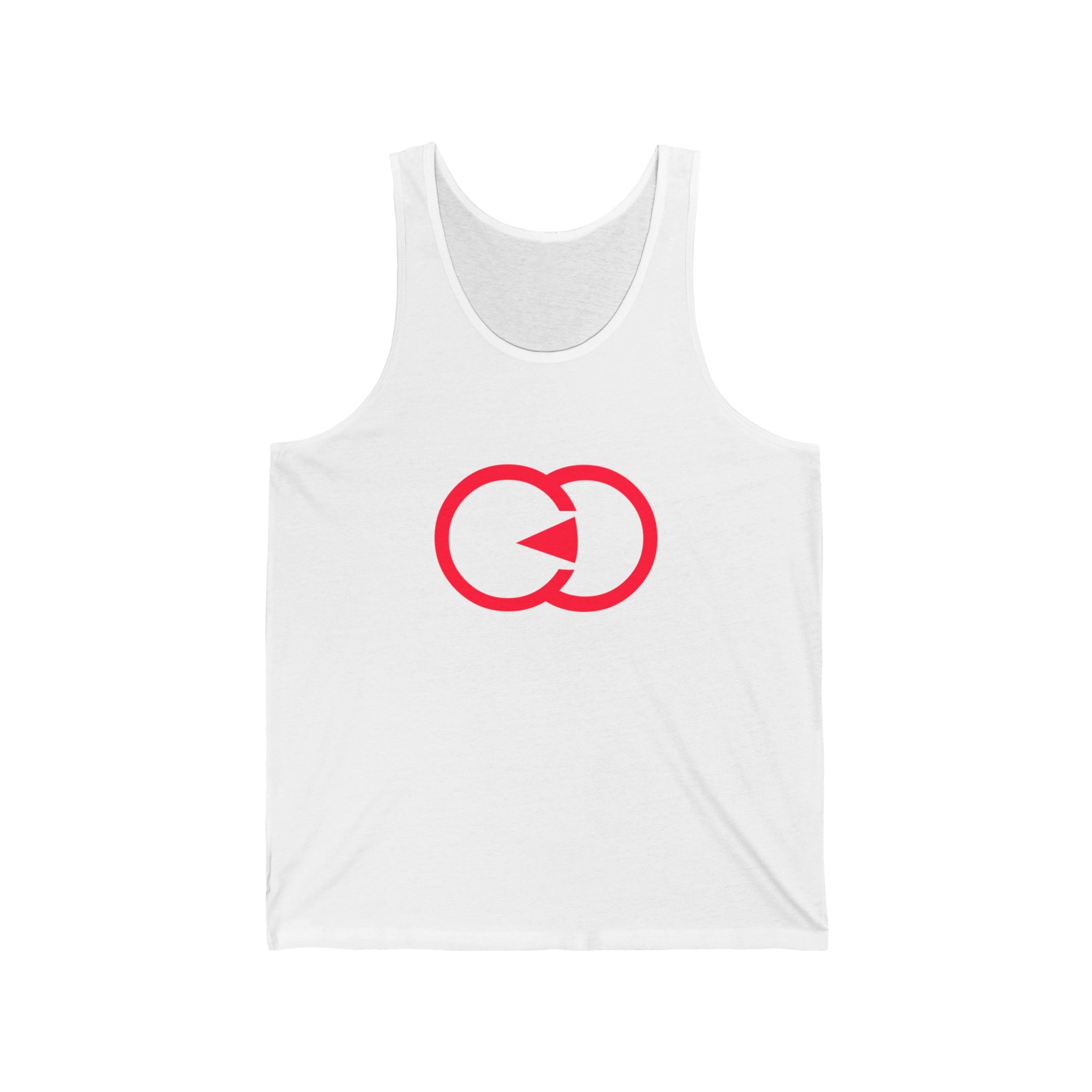 Unisex Jersey Tank Top with Graphic Loop Design - Perfect for Casual Outings or Gym Wear