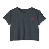 Women's Festival Crop Top - Casual Summer Tee for Music Lovers