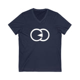 Graphic V-Neck Tee - Modern Unity Design