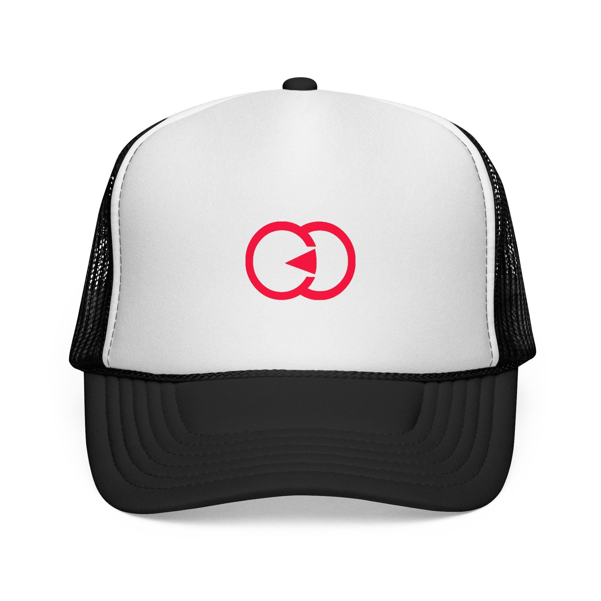 Stylish Trucker Cap with Modern Red Logo | Perfect for Outdoor Adventures