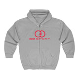 Unisex Heavy Blend Full Zip Hooded Sweatshirt - Stylish Sporty Design