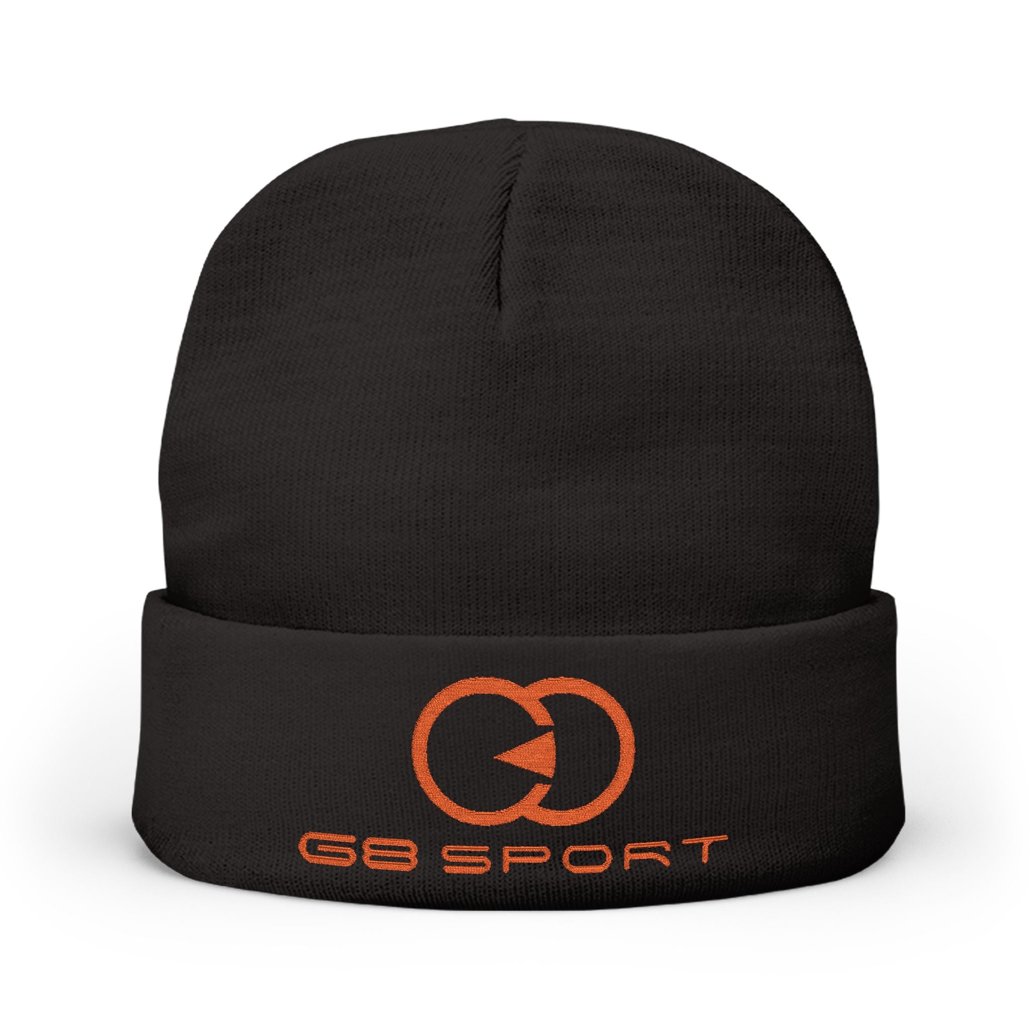 Stylish Knit Beanie with Embroidered 68 Sport Logo