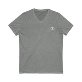 Casual Unisex V-Neck Tee - Perfect for Everyday Wear & Sporty Outings
