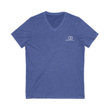 Casual Unisex V-Neck Tee - Perfect for Everyday Wear & Sporty Outings