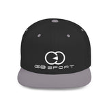 Stylish Flat Bill Snapback Cap - G8 Sport Logo