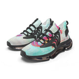 Pink Fish designs for ultimate fashion Unisex Low Top Mesh Sneakers