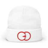 Cozy Embroidered Knit Beanie | Warm Winter Hat with Unique Design