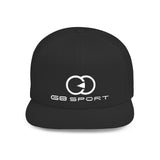 Stylish Flat Bill Snapback Cap - G8 Sport Logo