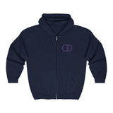 Unisex Heavy Blend Full Zip Hooded Sweatshirt - Cozy Casual Wear for All Occasions