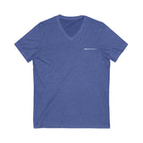 Unisex Sporty V-Neck Tee - Casual Comfort for Active Living