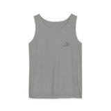 Casual Unisex Garment-Dyed Tank Top - Relaxed Summer Style