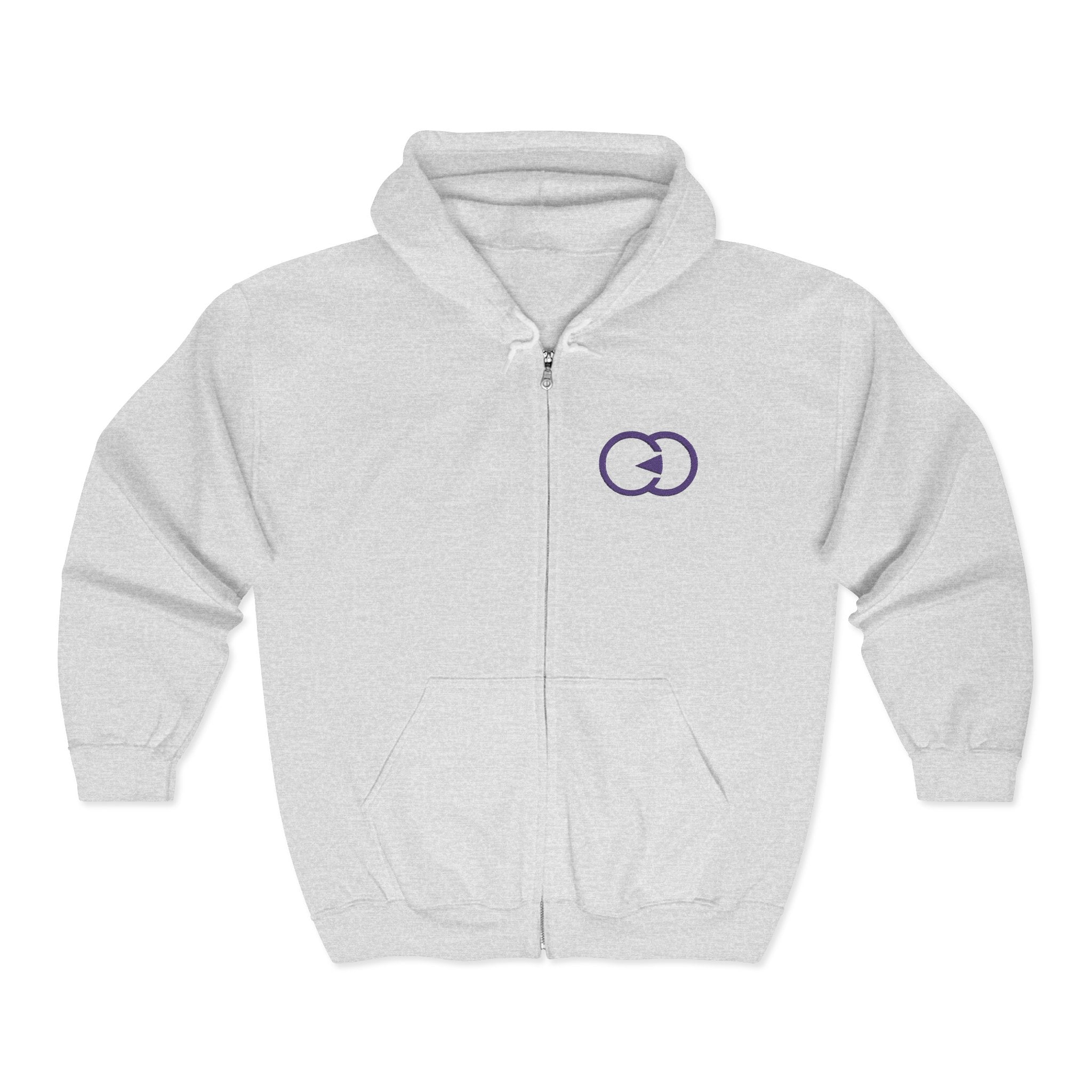 Unisex Heavy Blend Full Zip Hooded Sweatshirt - Cozy Casual Wear for All Occasions
