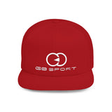 Stylish Flat Bill Snapback Cap - G8 Sport Logo