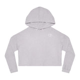 Chic Women's Cropped Hooded Sweatshirt - Perfect for Casual Outings & Relaxation