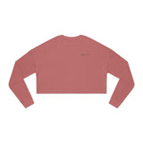 Women's Cropped Sweatshirt - Trendy Casual Layering Piece