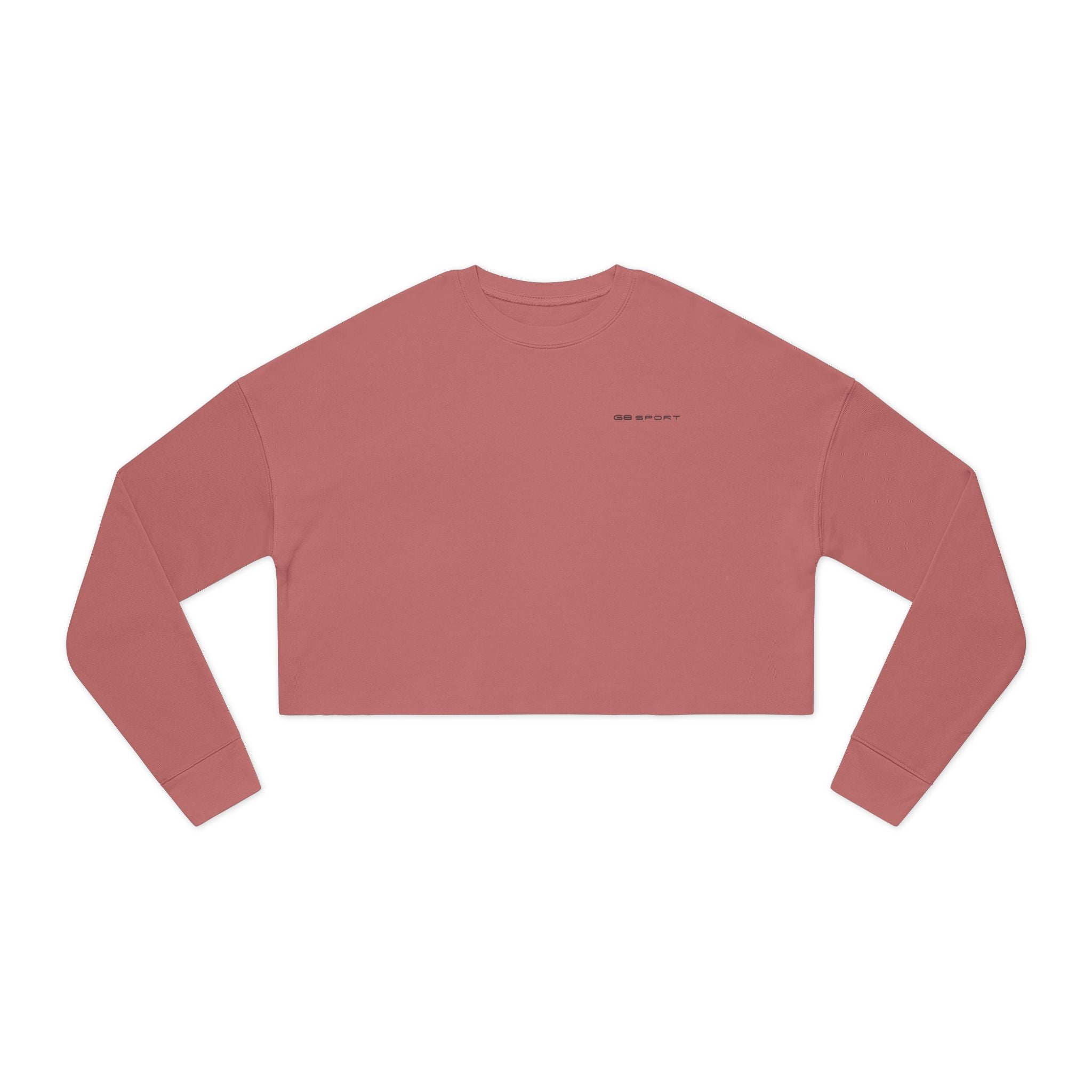 Women's Cropped Sweatshirt - Trendy Casual Layering Piece