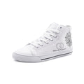 High top canvas shoes
