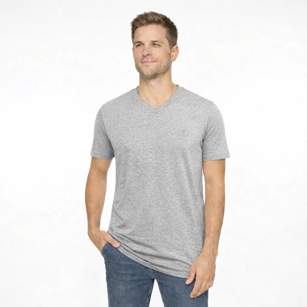 Unisex Jersey Short Sleeve  V-Neck Tee