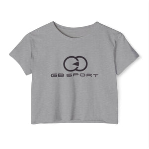 Women's Festival Crop Top Gray