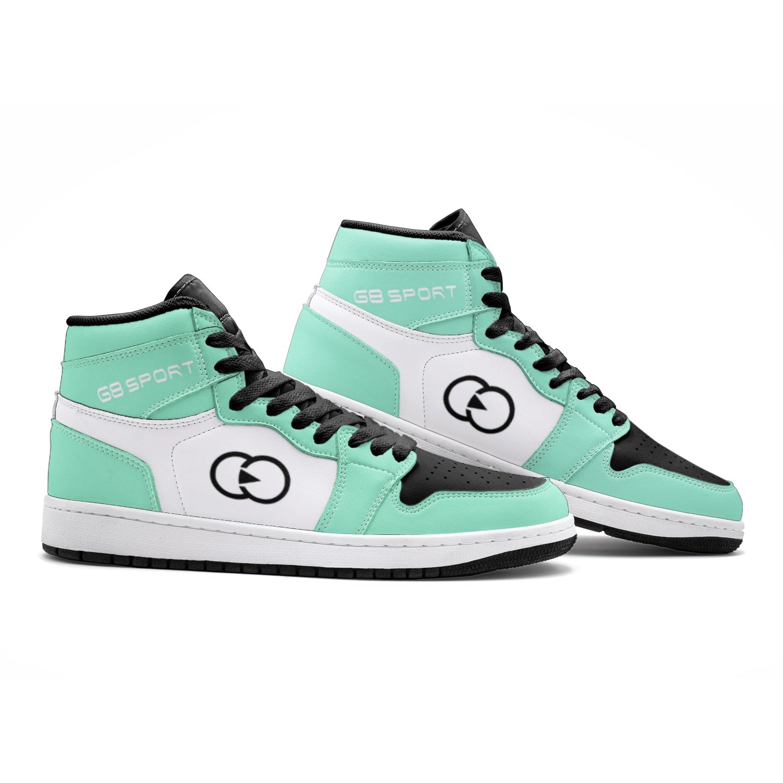 Exclusive Footwear for Bold Personalities White and Green Unisex Sneaker TR