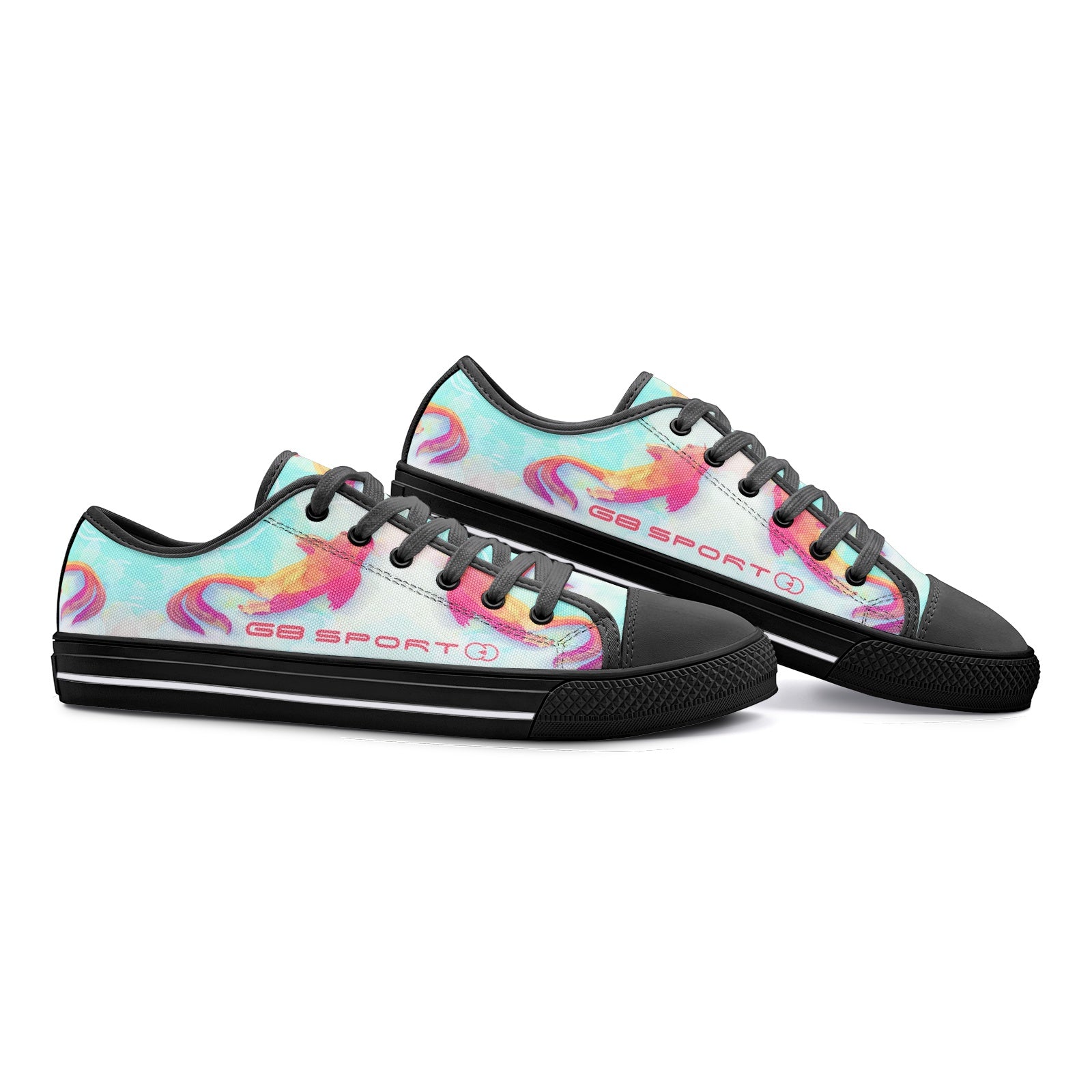 black canvas shoes