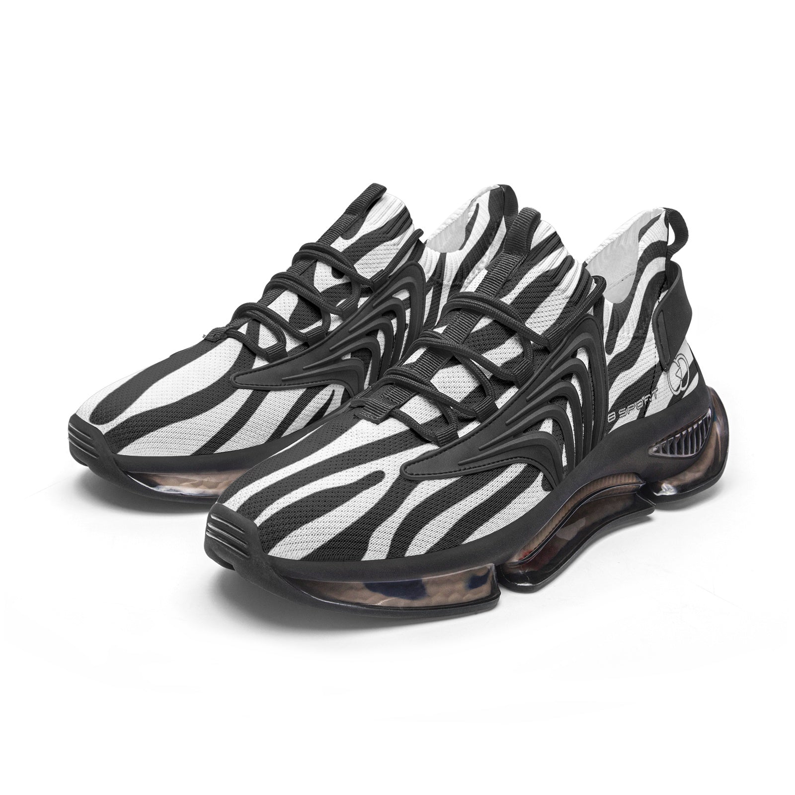 black sneakers