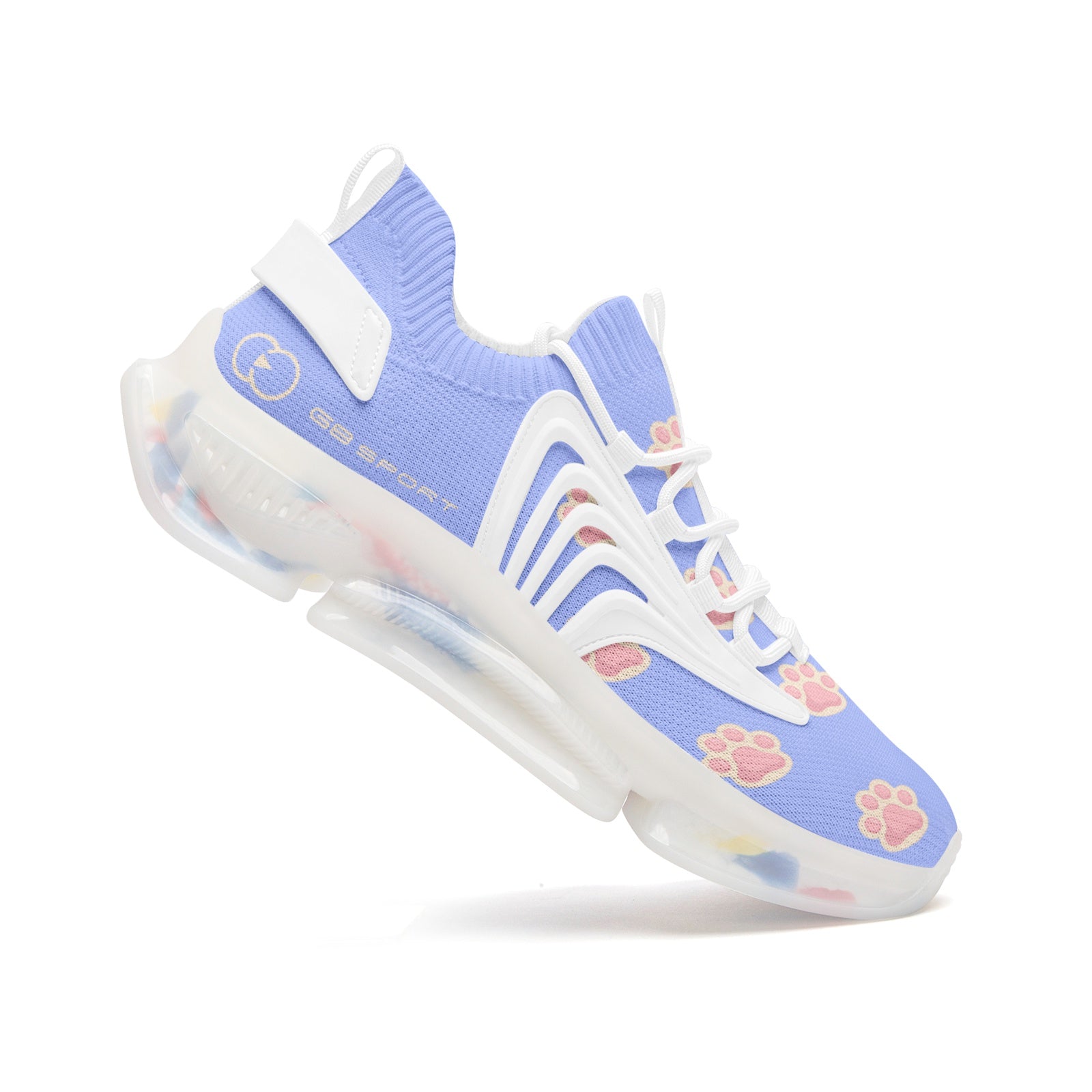 One Collection, Endless Choices style is for everyone Paw  Print Unisex Low Top Mesh Sneakers