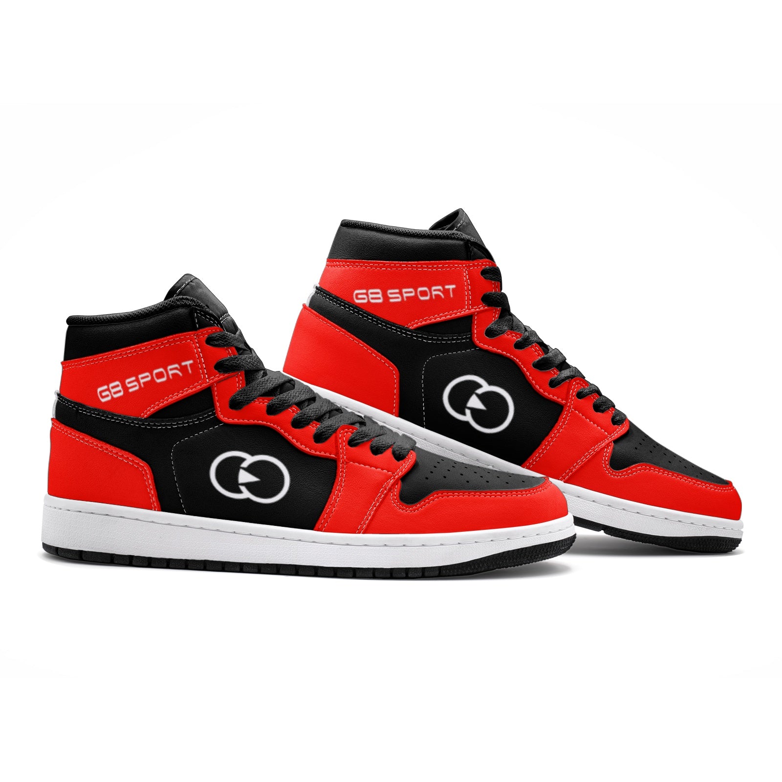 Luxury redefined with comfort Red and Black Unisex Sneaker TR