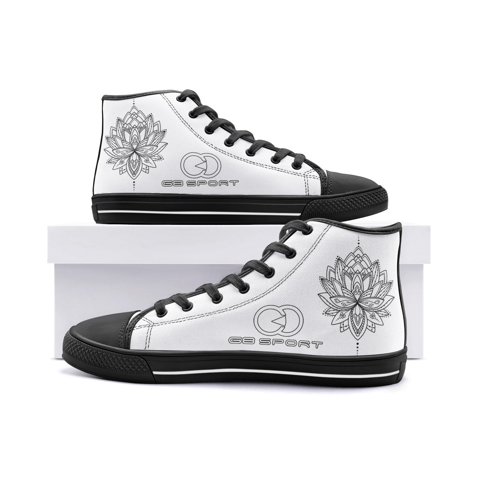 top black canvas shoes